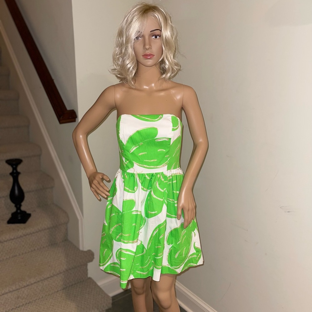Strapless Floral Lilly Pulitzer Dress